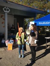 Jani-Petteri vieraili Lepsämä-päivässä. Kuva: Helena Hyvämäki-Mäenpää